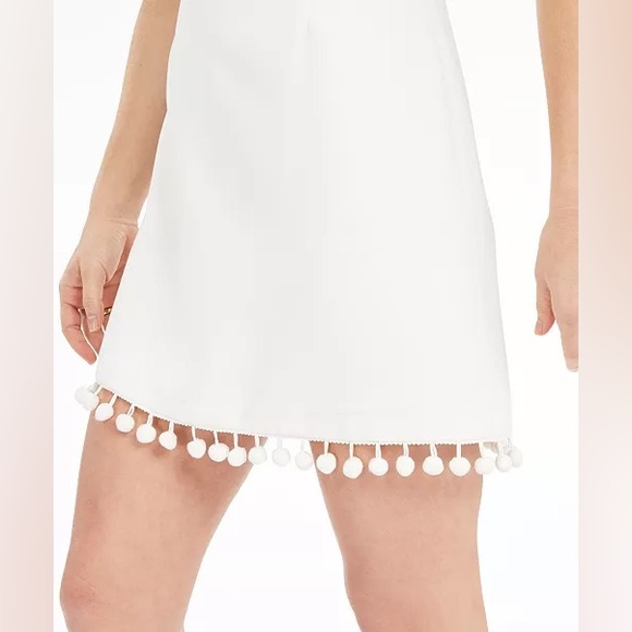 French Connection - Pom Pom Trim Dress - Picture 3 of 3